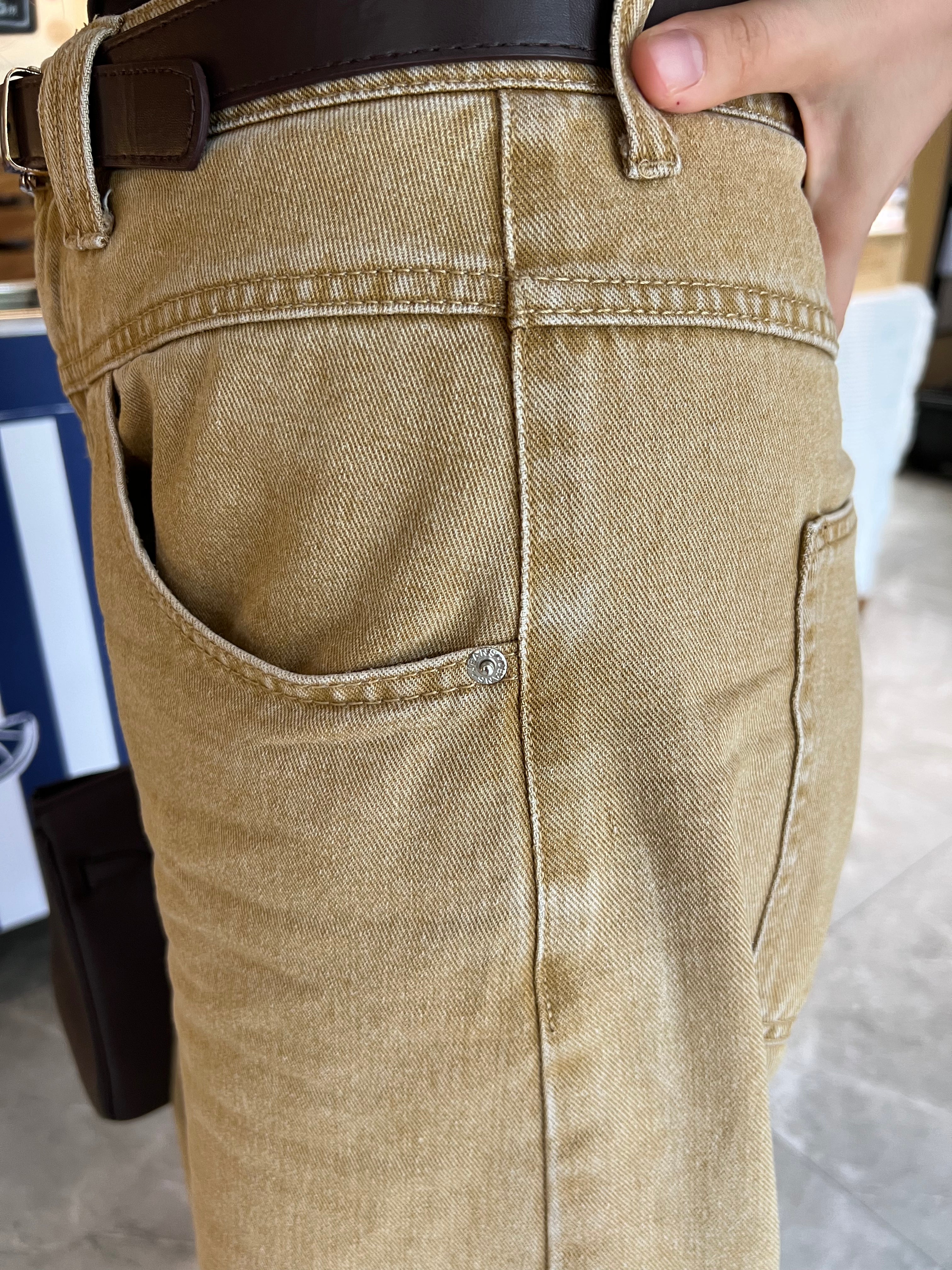 Glimma high-rise barrel-leg jeans