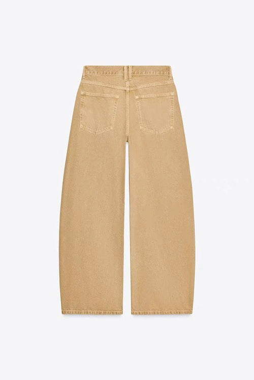 Glimma high-rise barrel-leg jeans