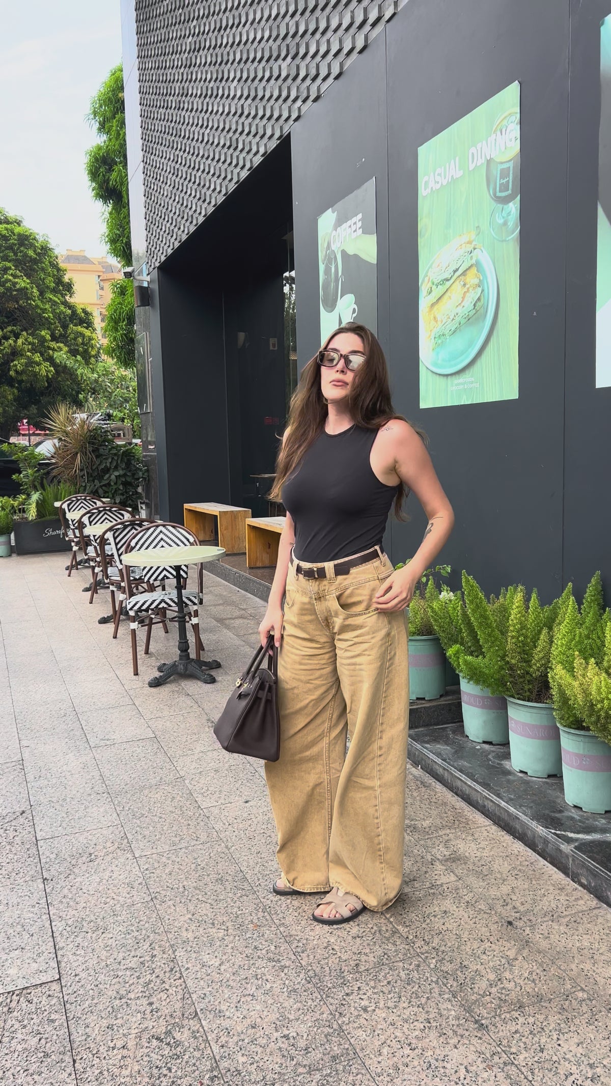 Glimma high-rise barrel-leg jeans